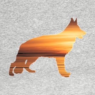 German Shepherd Sunset T-Shirt